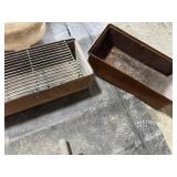 Metal primitive boxes made into a grill