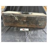 Vintage tractor toolbox