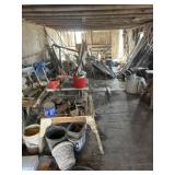 Salvage rights to back half of barn