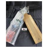 Fishing pole, fillet board, misc