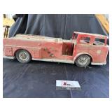 Metal Texaco fire truck