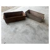 Primitive industrial metal boxes