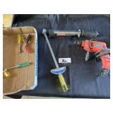 Work light, drill, misc