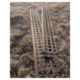 Heavy duty, steel ramps