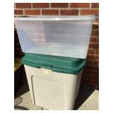 Two storage totes