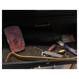 Drill bits, pry bar, misc tools