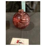 Red lightning rod ball