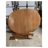 Oval table approximately 34 x 46