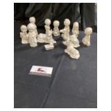Porcelain nativity set