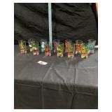 12 days of Christmas glasses set