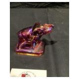Boyd carnival glass elephant