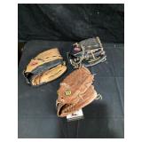 Baseball softball gloves