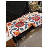 Quilt Approximately 90x80 machine sewn