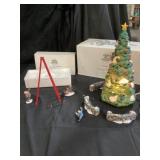 Lighted heritage Village collection town tree