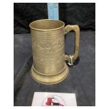 Brass beer mug