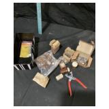 Vintage copper rivet burrs