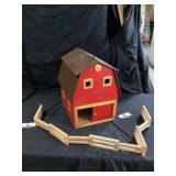 Toy farmhouse approximately 12 x 15 x 16 tall