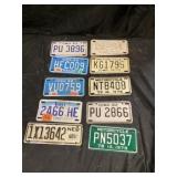 Motorcycle license plates