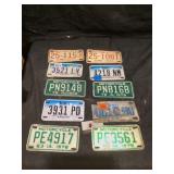 Motorcycle license plates