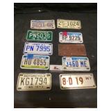 Motorcycle license plates
