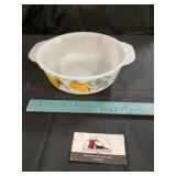 Fire king casserole dish