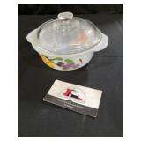 Fire King casserole dish