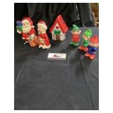 Mr. and Mrs. Claus decor