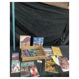 Federal fruit cake crate with books