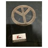 Cast-iron piece sign