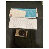 Wireless keyboard and camera