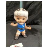 Ceramic Ogden wrestling figure