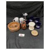 Nutcracker and coffee cups