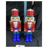 Lighted Nutcracker blow molds
