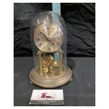 Solid brass anniversary clock