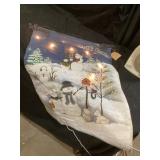 Lighted Christmas decor