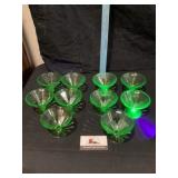 Uranium sherbet dishes