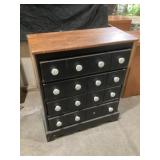 Four drawer dresser, approximately 12 x 27 x 32