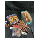 Lincoln logs and miscellaneous