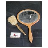 Brush and mirror