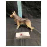 Ceramic German Shepherd figurine