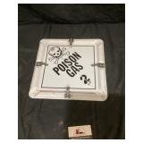 Aluminum changing sign approximately 14 x 14