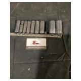 Craftsman deep well, 3/8 inch drive sockets