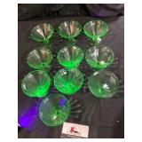 Uranium sherbet dishes