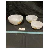 Fire King, mixing bowls