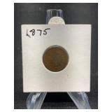 1875 Indian Head Penny