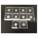 Group of 10 High Grade Dimes