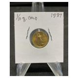 1987 US 1/10 OZ Gold Coin