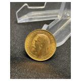 1925 British Fold Soverin .2354oz Gold