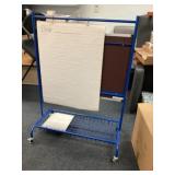 Rolling marker board approximately 36 inches wide