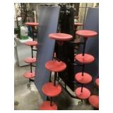 Perry elementary school table with 16 seats